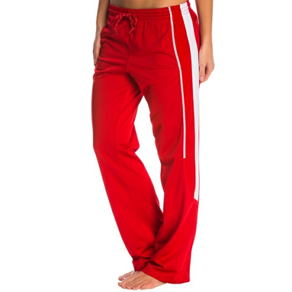 Nwt Adidas red white utility pants zipper pockets size S